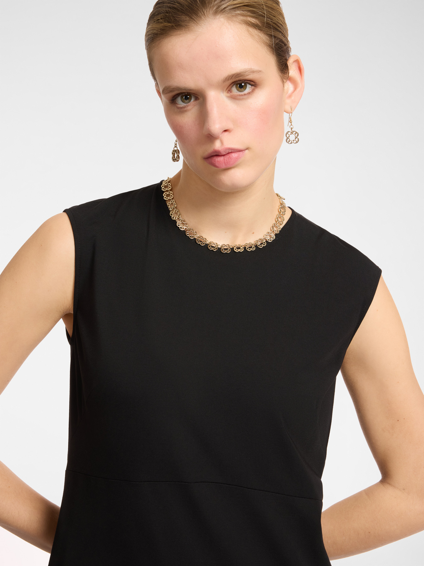 Longuette-Kleid aus Jersey image number 2