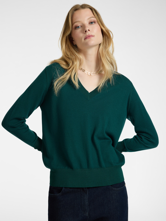 Weicher Wollpullover