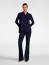 Long cardigan with collar image number 2