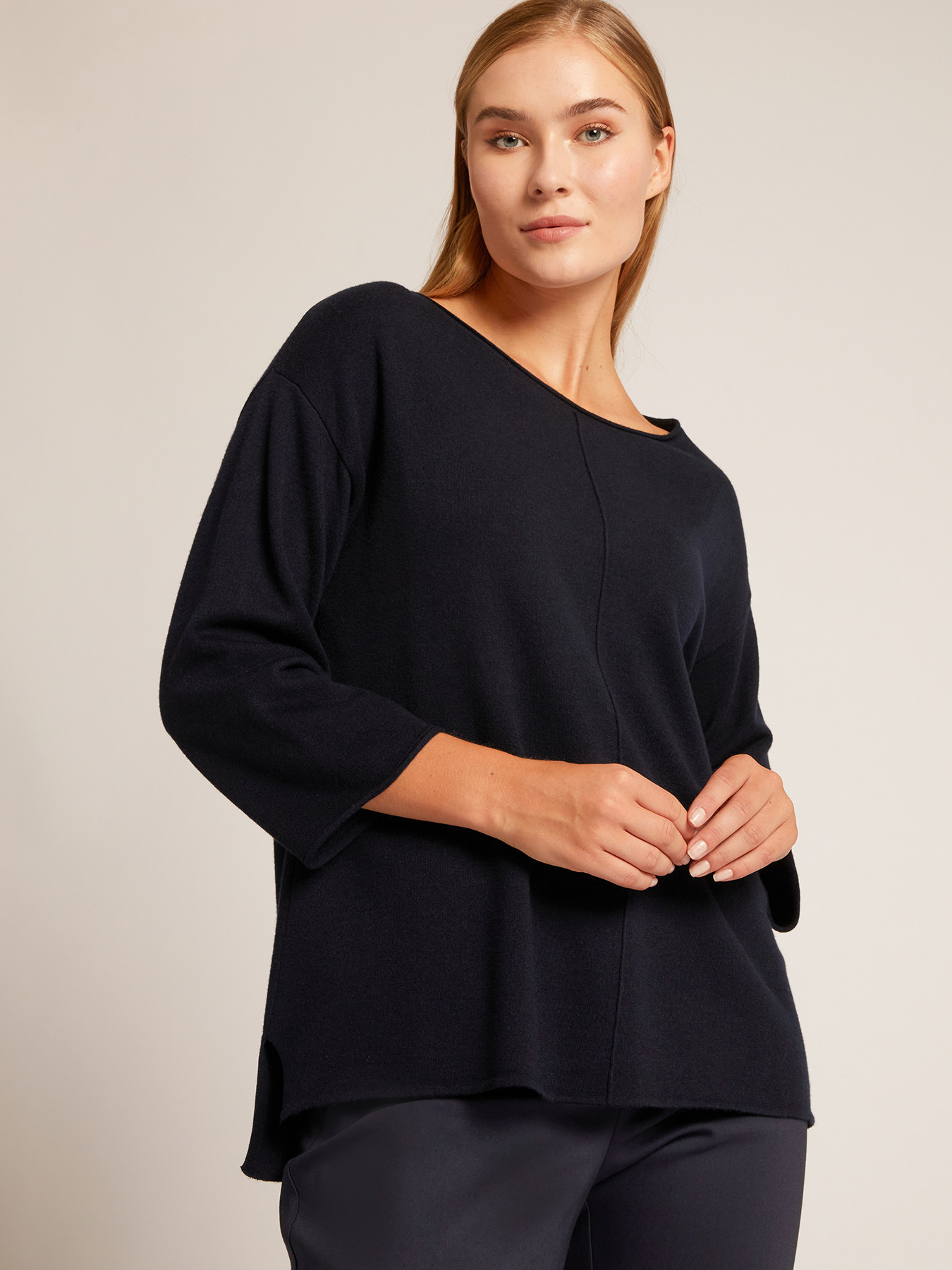 Pull double &agrave; manchons image number 3