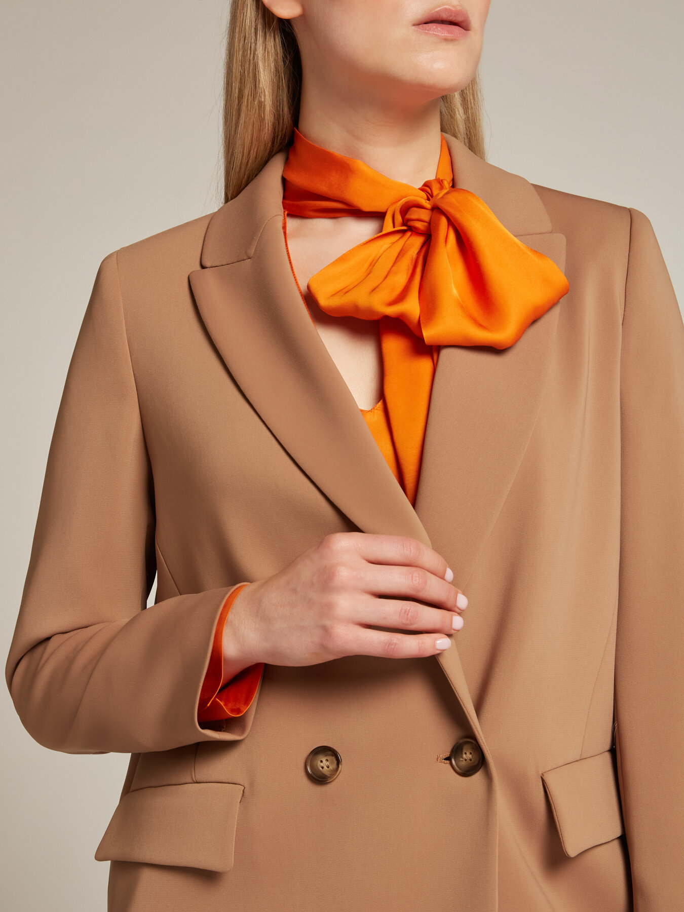 Giacca in cady fluido stretch image number 3