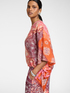 Blusa de mezcla de lyocell estampada image number 3