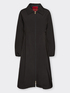 Long nylon down jacket image number 4
