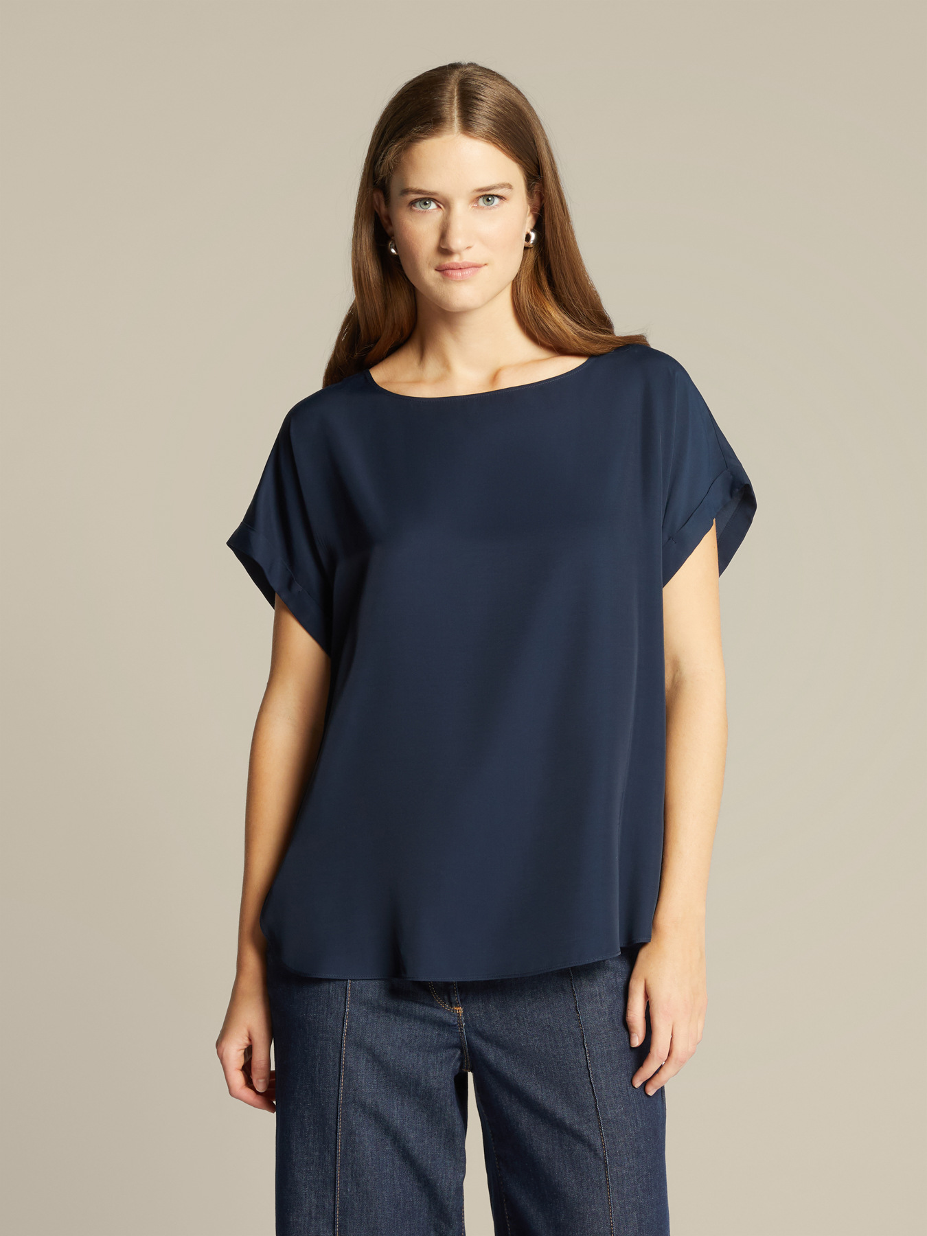 Solid colour blouse image number 0