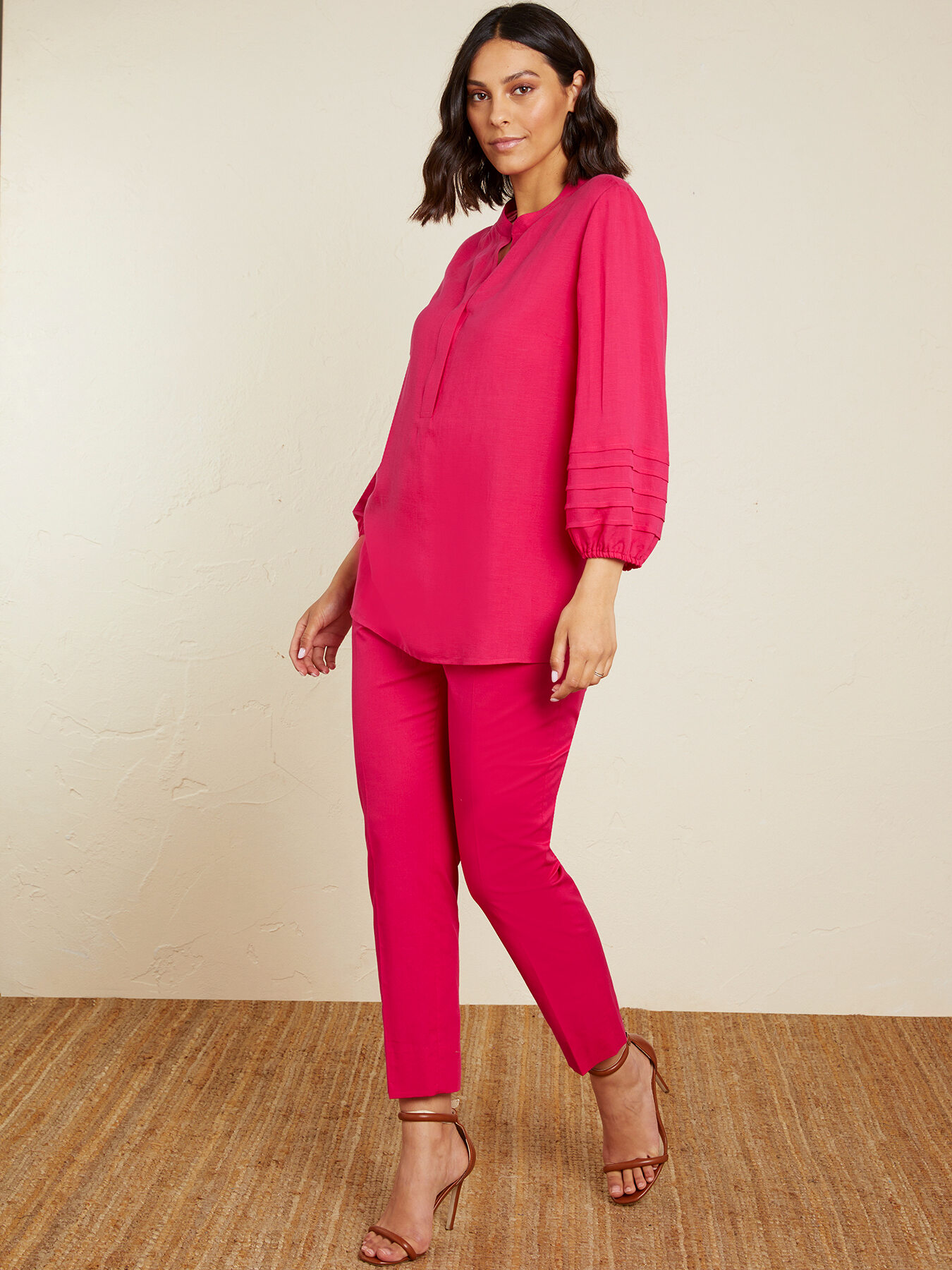 Pantaloni skinny in cotone stretch image number 0