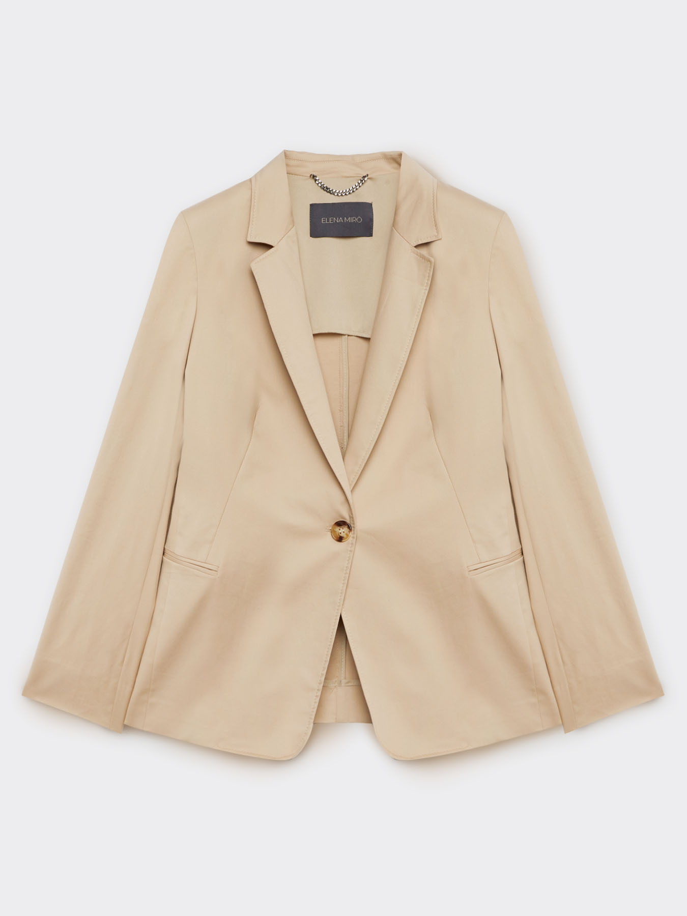 One button blazer jacket image number 4