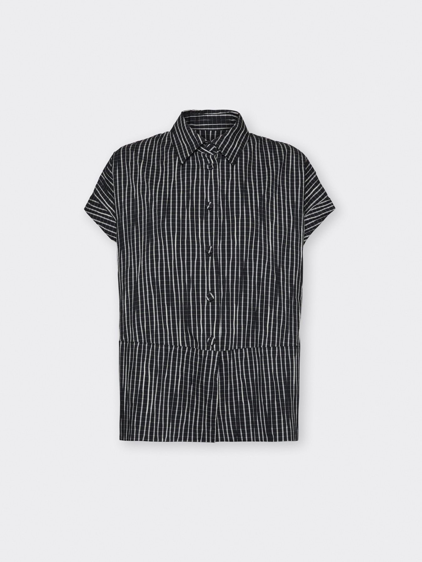 Camisa de algod&oacute;n te&ntilde;ido en hilo image number 4