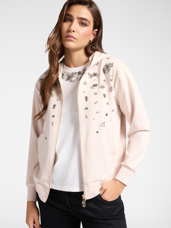 Sweatshirt mit Stickerei