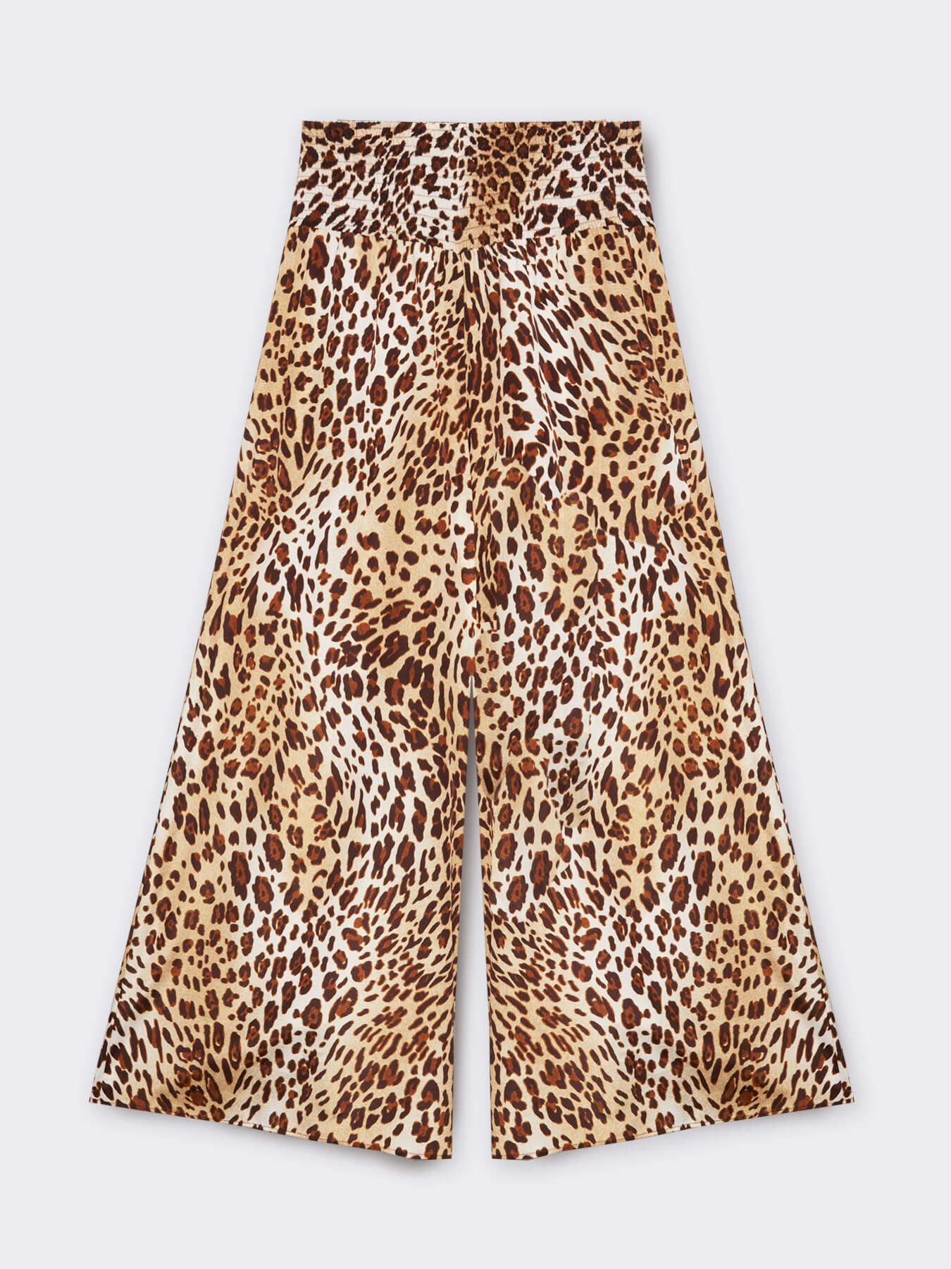 Pantalon large &agrave; motif animalier image number 4