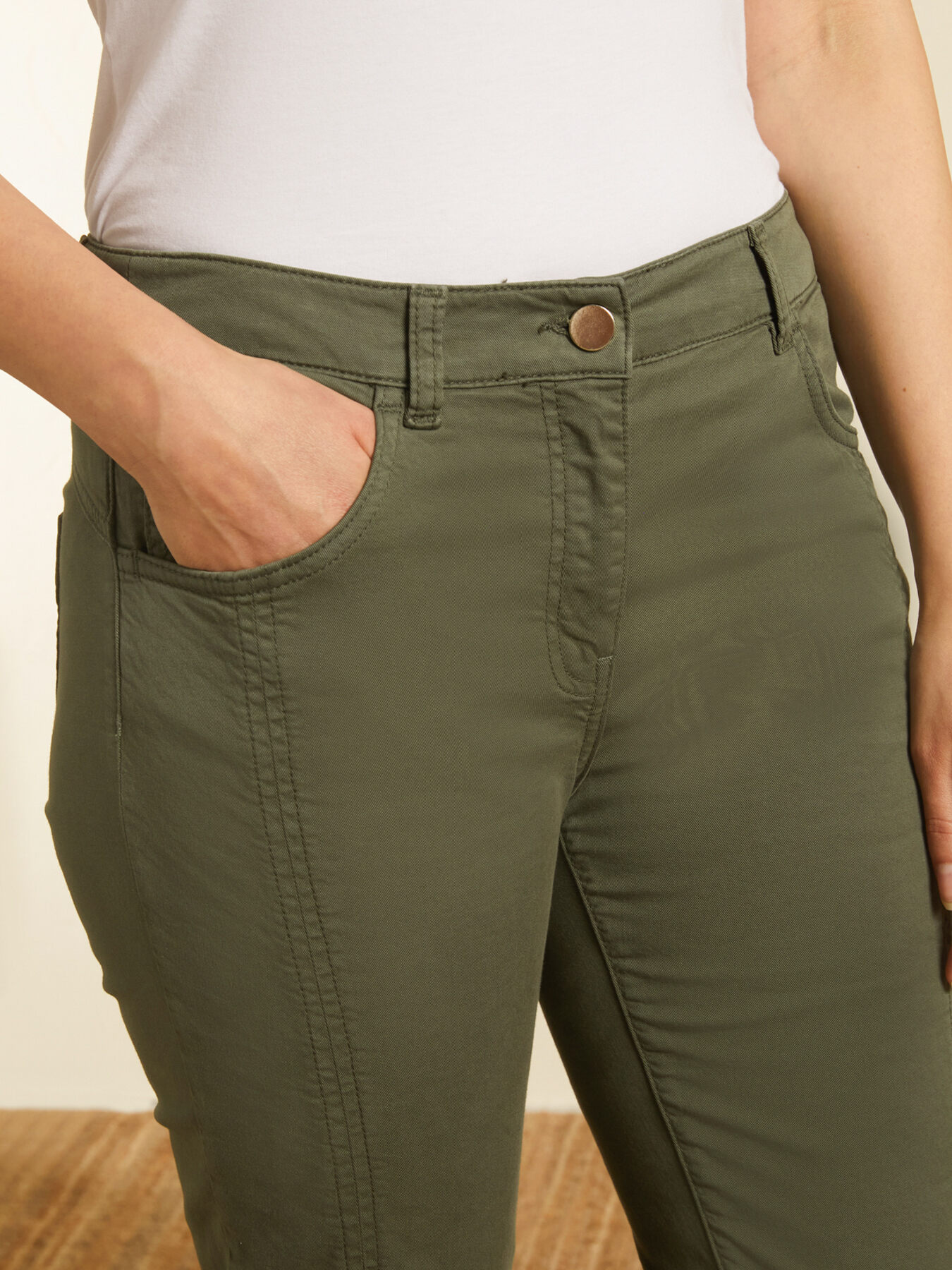 5-POCKET DRILL TROUSERS image number 1