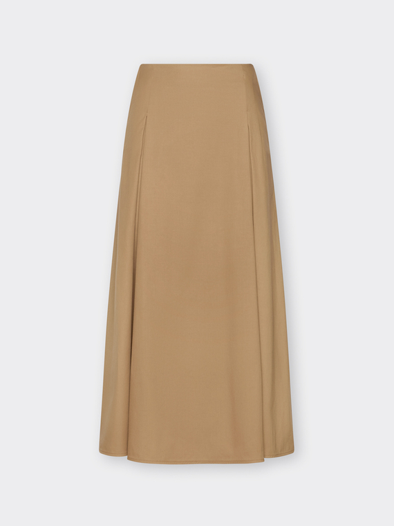 A-line midi skirt