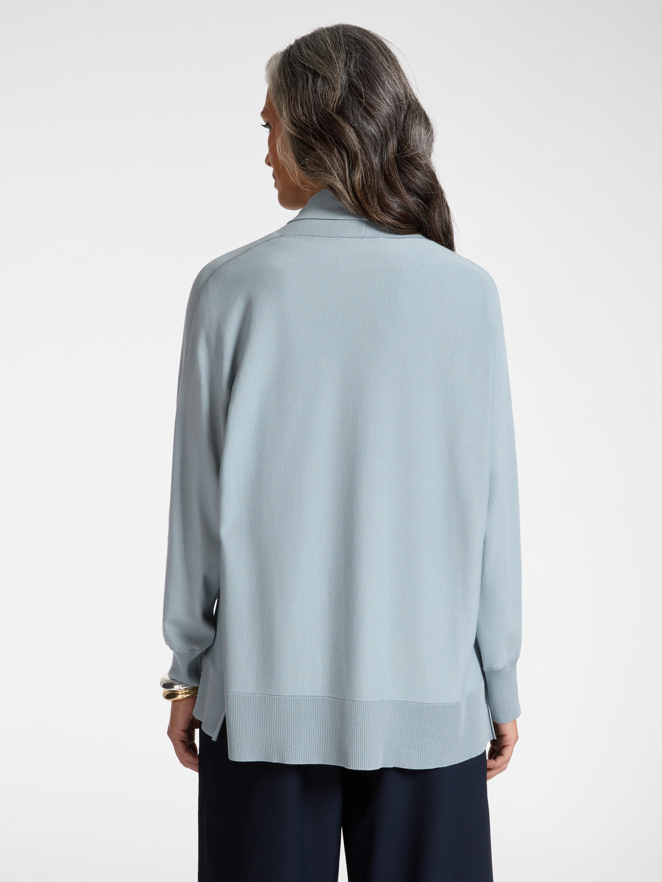 Offene Vorne Strickjacke aus Viskosemischung image number 1