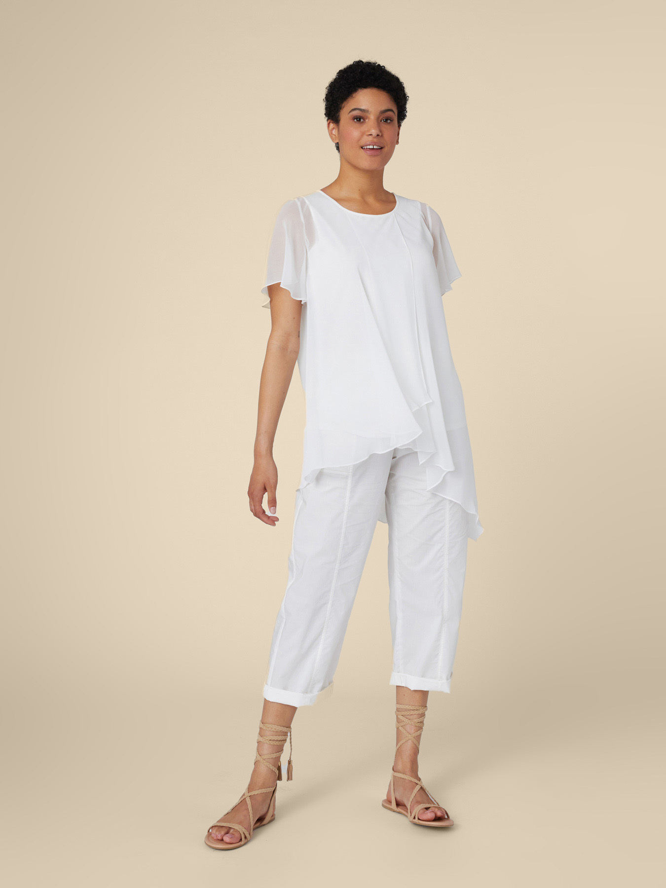 BLOUSE EN GEORGETTE image number 0