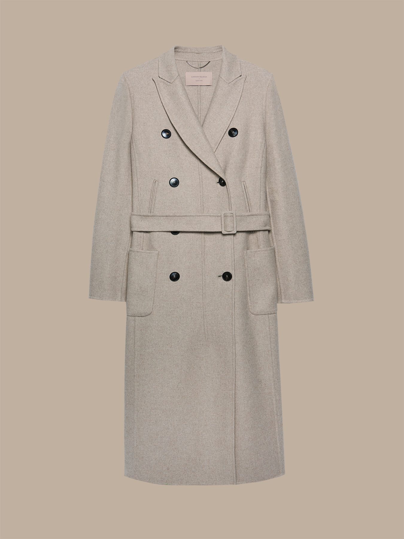 MANTEAU EN TISSU DOUBLE FACE image number 4