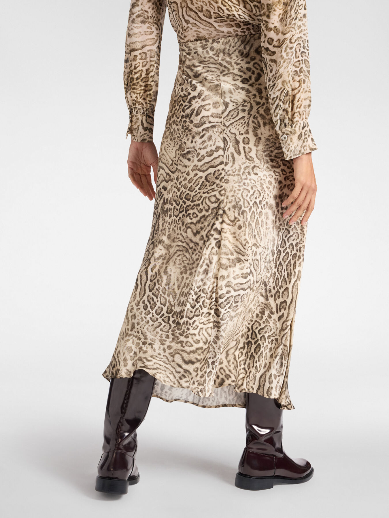 Gonna midi animalier image number 1