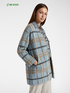 LENZING&trade; ECOVERO&trade; viscose tartan cardigan image number 0