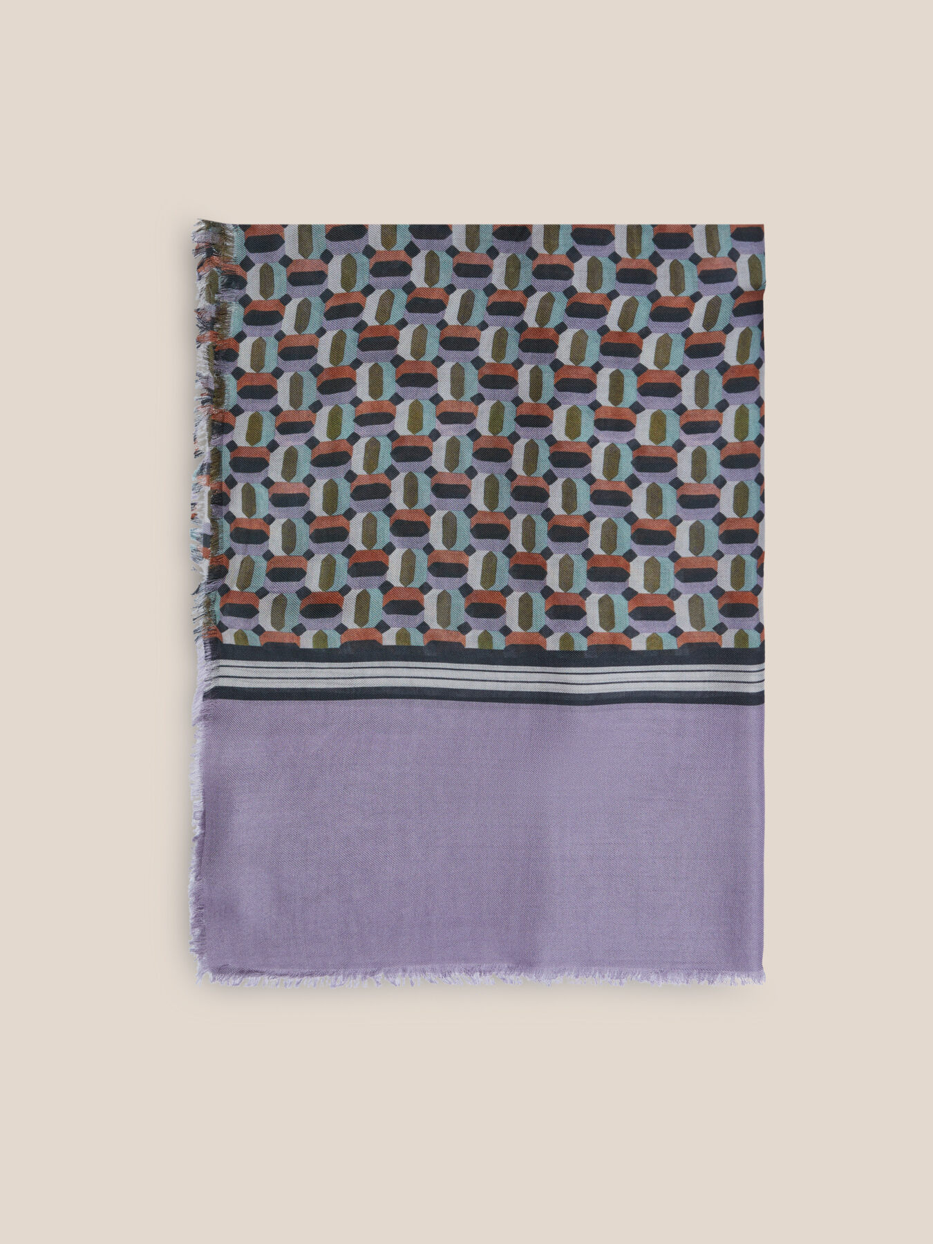 CECIL Sciarpa Stampata Donna | Foulard Estivo Morbido In Modal | 70x180 Cm