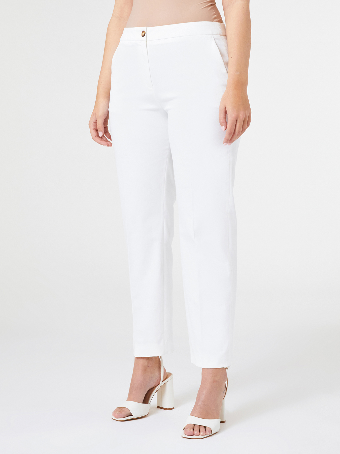 Stretch gabardine trousers image number 2
