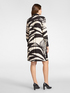 Printed dress in viscose twill image number 1