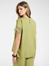 Blusa con bordi in pizzo image number 1