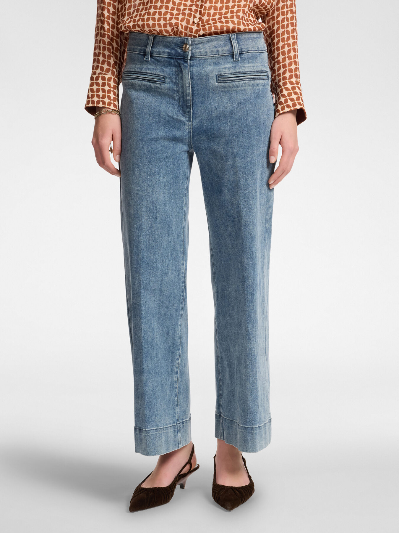 Jeans 5 Taschen Matrosenstil, "Mary" image number 2