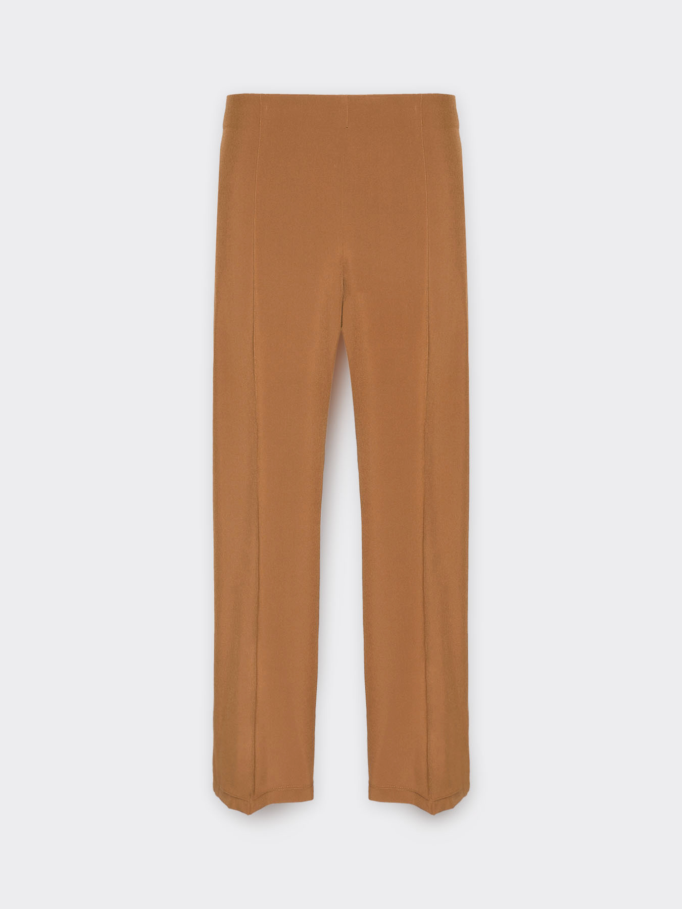 Lightweight fabric straight leg trousers image number 4