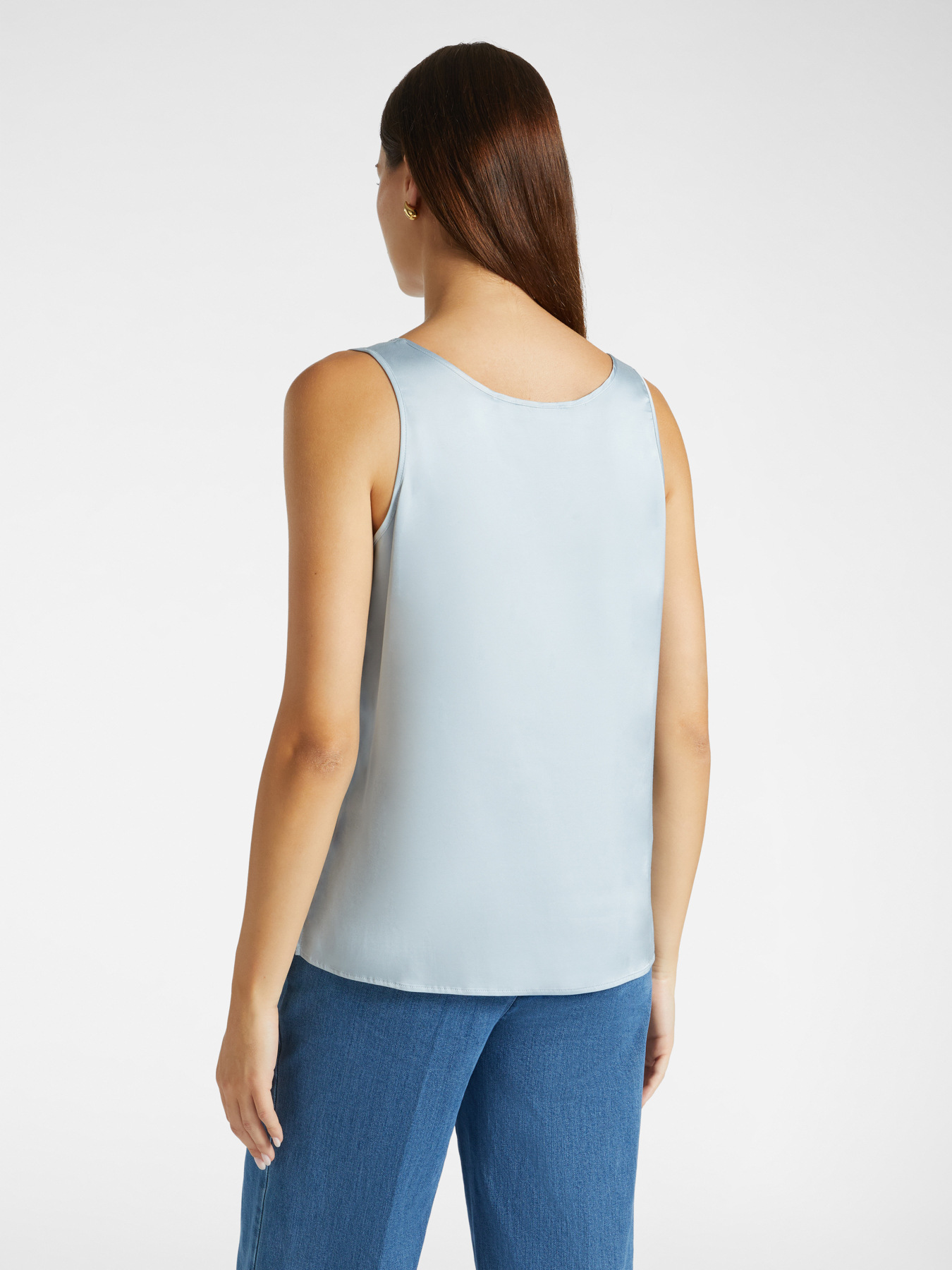 Top &agrave; col V en viscose stretch image number 1