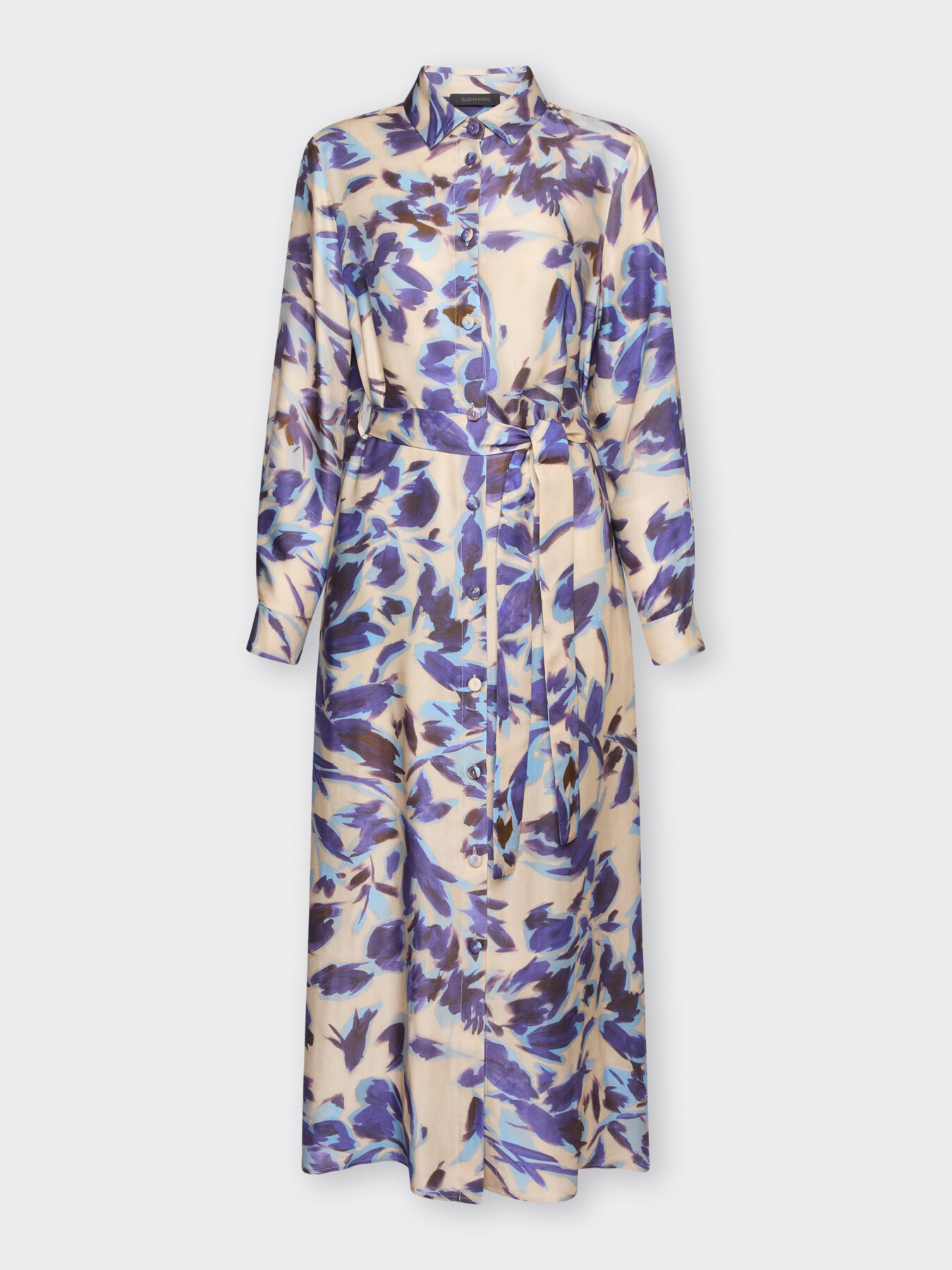 Vestido camisero estampado image number 4