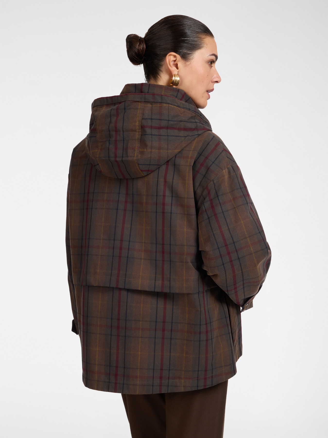 Piumino 3 in 1in cotone check image number 1
