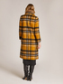 Long chequered coat image number 2