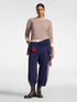Viscose blend striped sweater image number 2