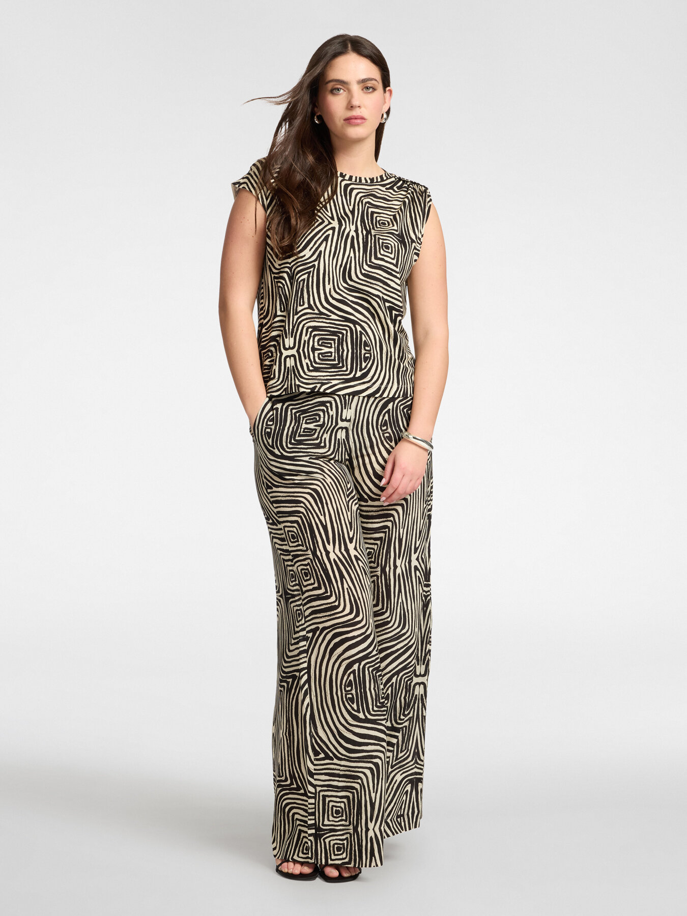 Asymmetrisches bedrucktes Top image number 2