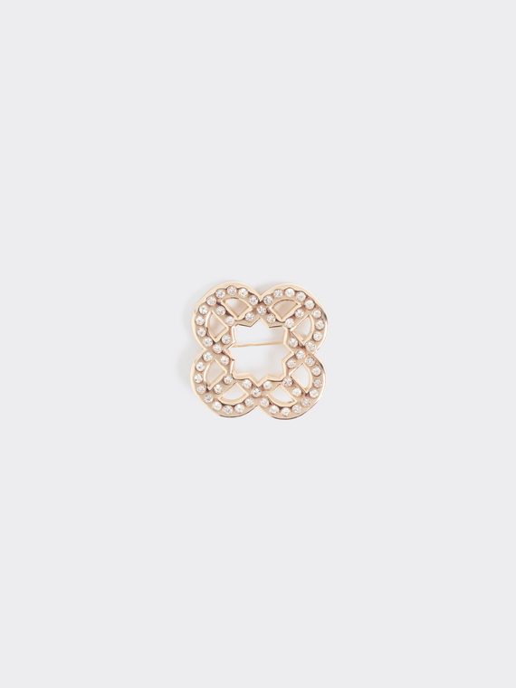 Monogram Brooch