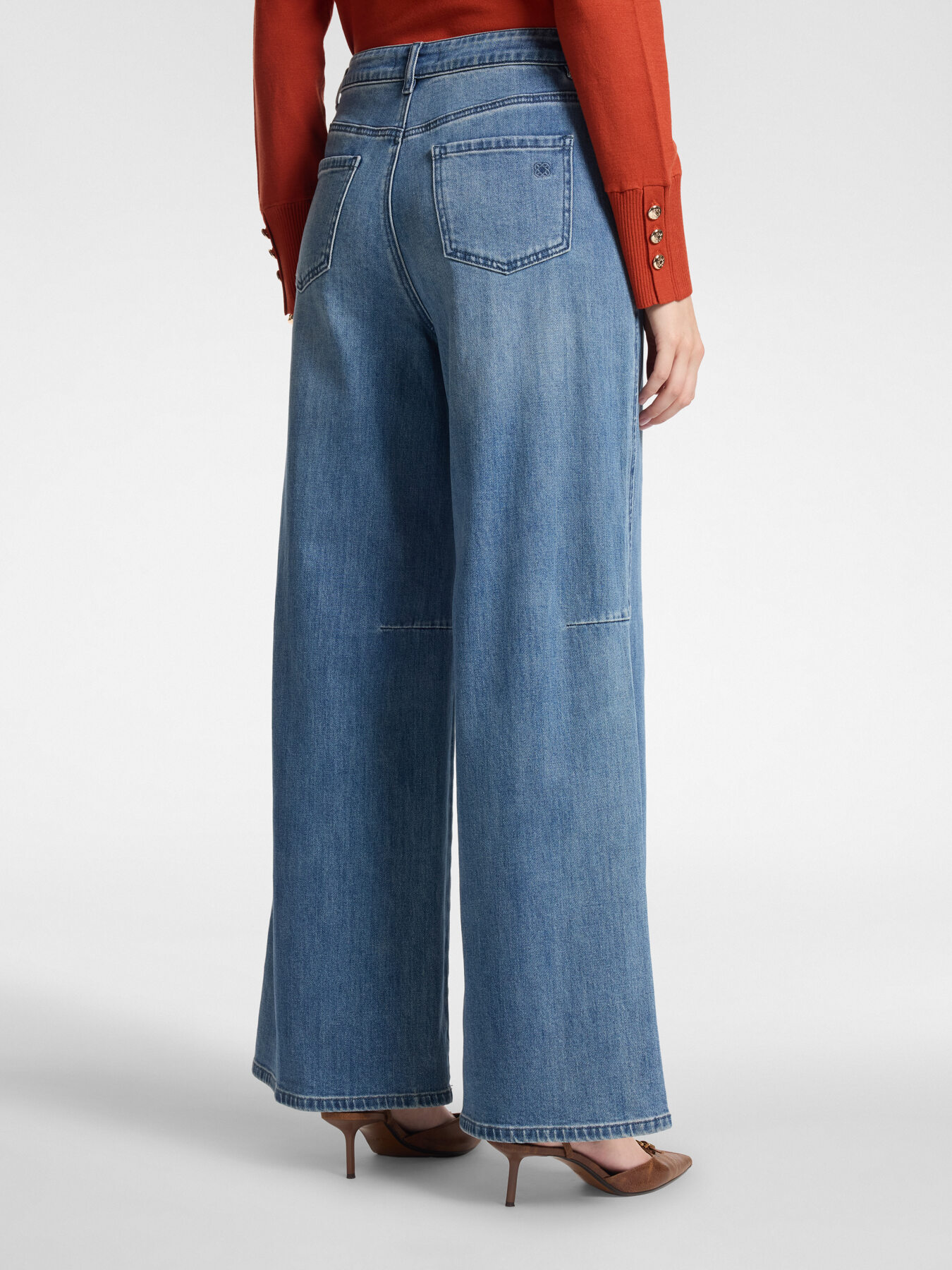 Jeans boyfit "Barbra"con dettagli cuciti image number 1