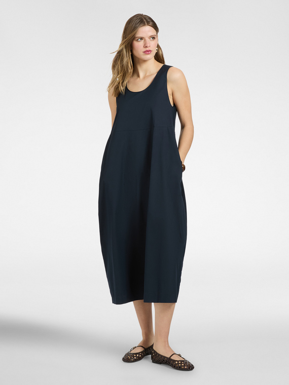 Robe barrel en popeline