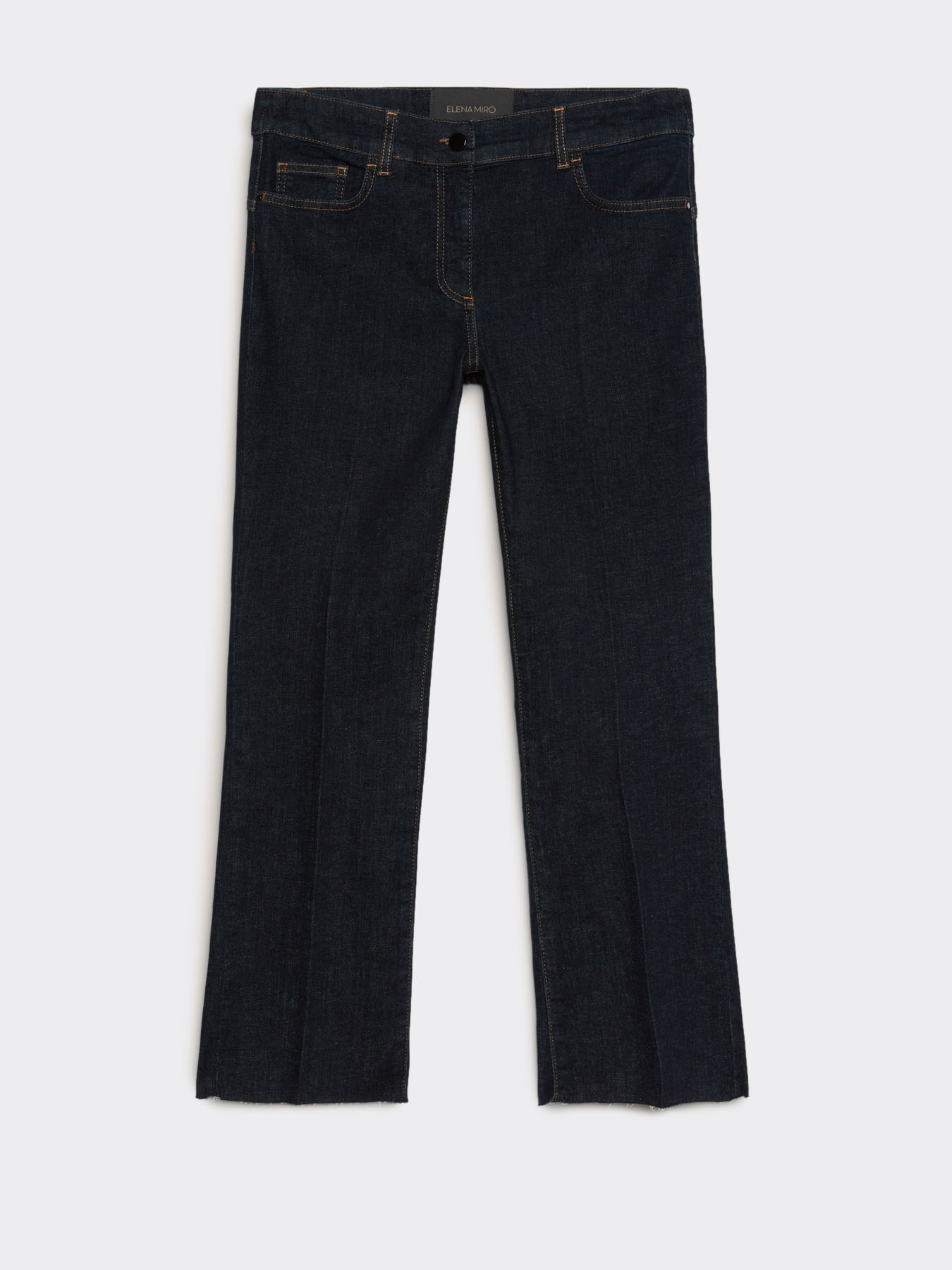 Kick Flare Jeans, dunkelblau image number 4
