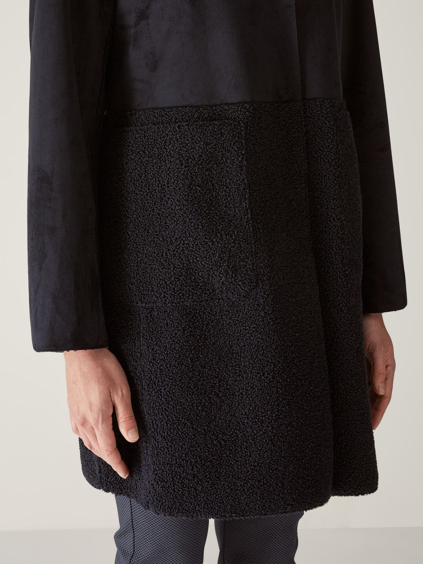 FAUX SHEARLING COAT image number 3