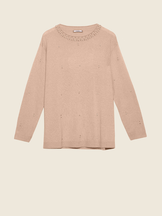 Elenamiro&nbsp;: Chandail brod&eacute; Rose_1