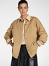 Camisa comprida em gabardine image number 0