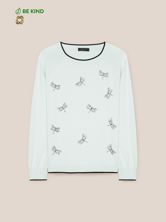 Pull With Dragonfly Bordery en Viscose ECOVERO™
