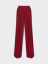 Pantaloni palazzo in cr&ecirc;pe misto cotone image number 4