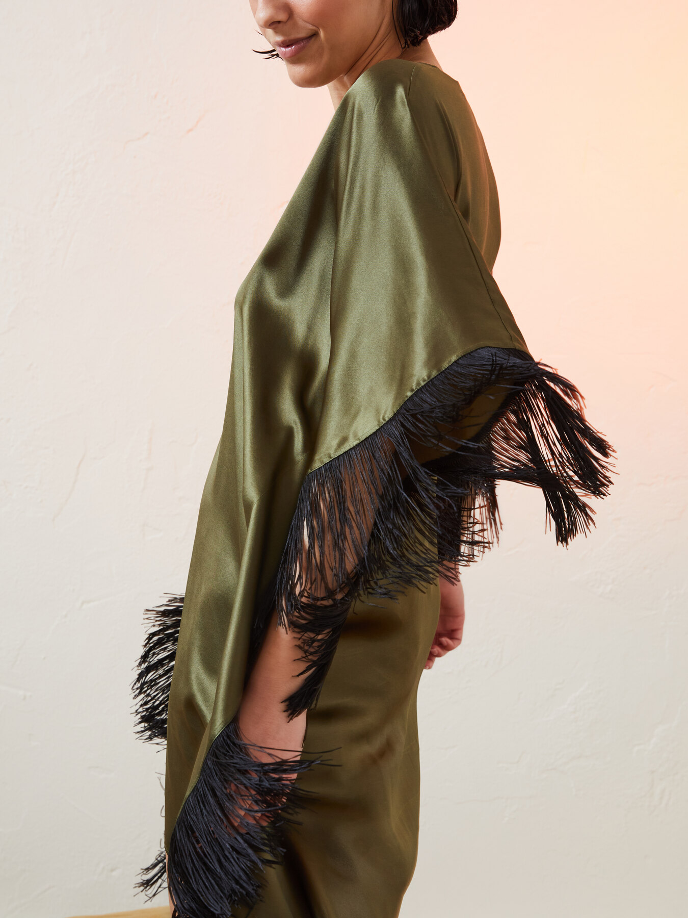 Poncho tinta unita Lisa Von Tang x Elena Miro image number 3