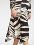 Printed viscose skirt image number 3