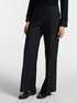 Wide-leg trousers with side zip image number 2