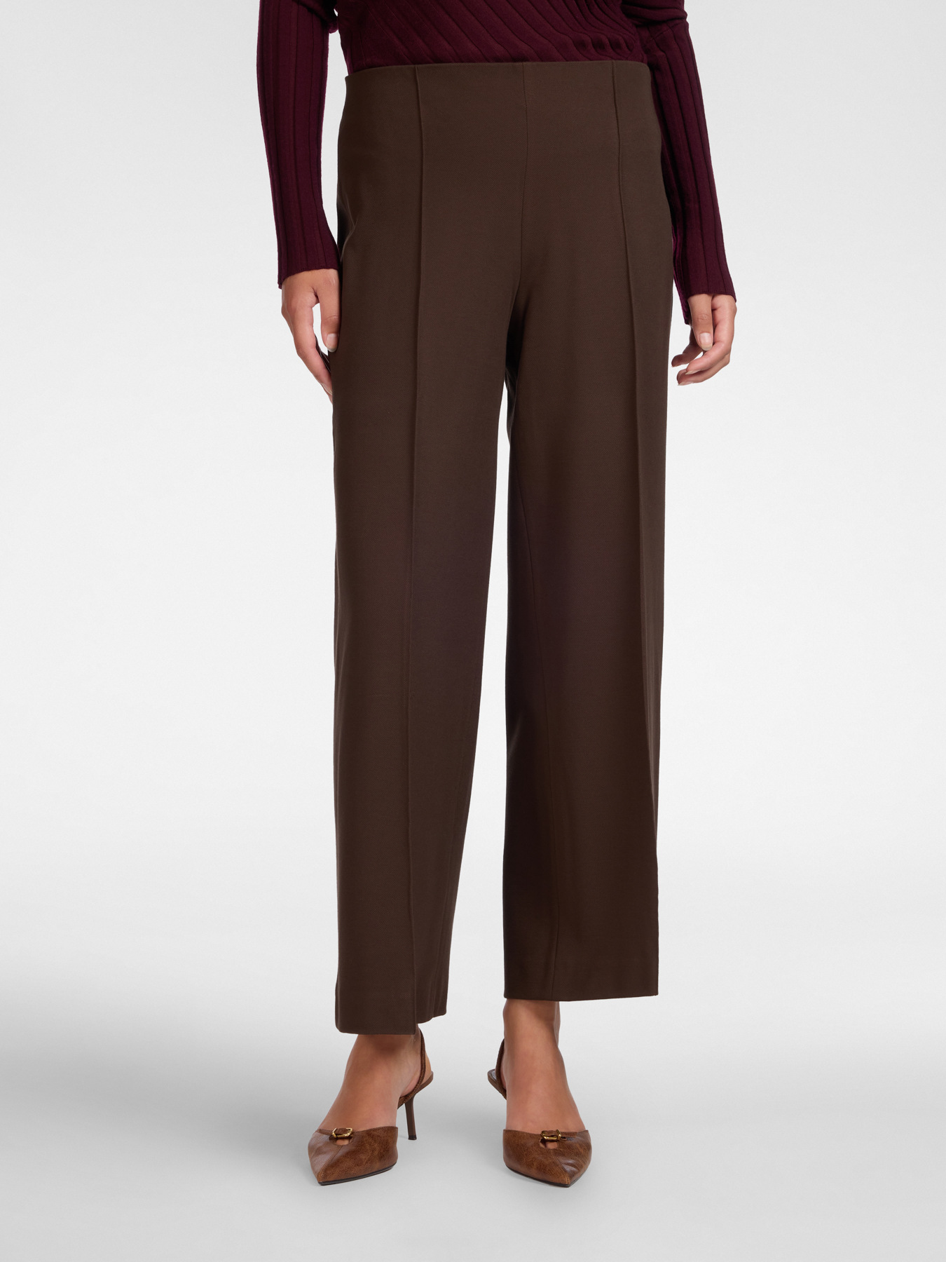 Pantaloni in jersey misto viscosa image number 0