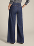 Stretch cotton Palazzo cut jeans image number 1