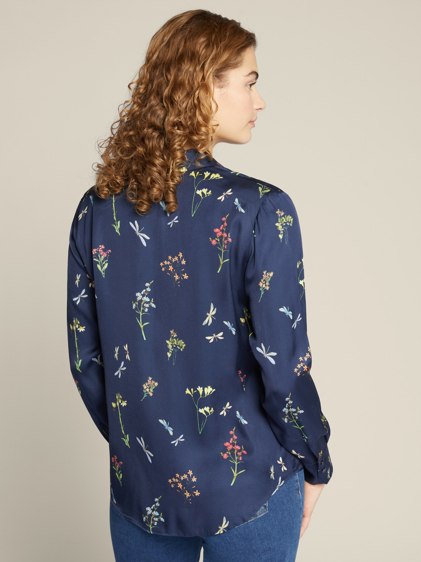Camicia floreale in viscosa ECOVERO&trade; image number 1