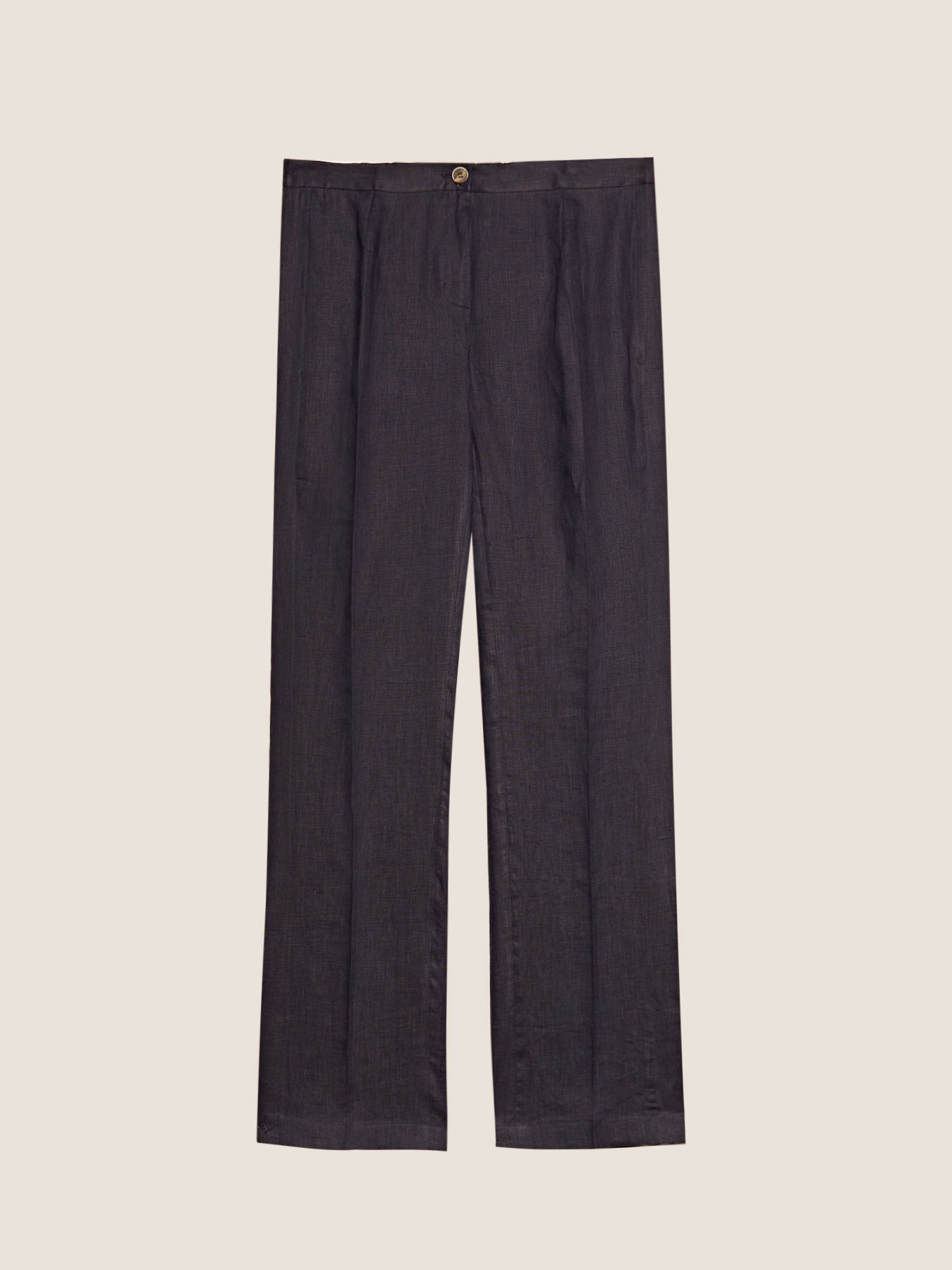 Flowing pure linen trousers image number 3