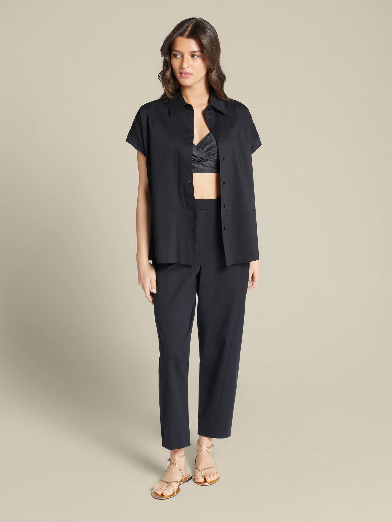 Lightweight poplin shirt image number 2