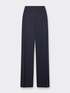 Viscose blend jersey trousers image number 4